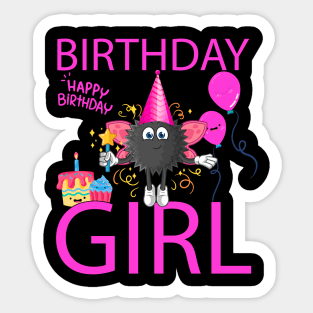 Sea urchin Birthday Funny & humor Sea urchins Cute & Cool Art Design Lovers Sticker